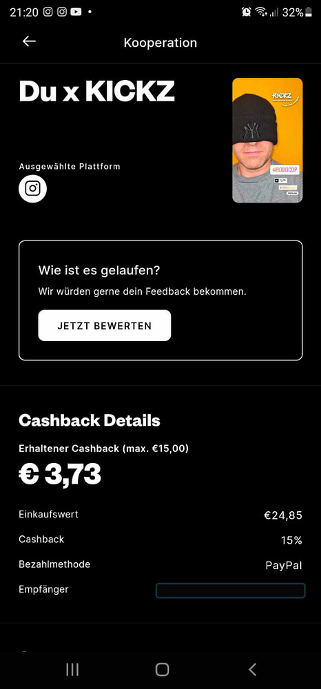 13 Yamuntu App - Caschback auf PayPal ausgezahlt 13 Yamuntu App - Caschback auf PayPal ausgezahlt