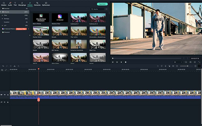Screenshot Wondershare Filmora X