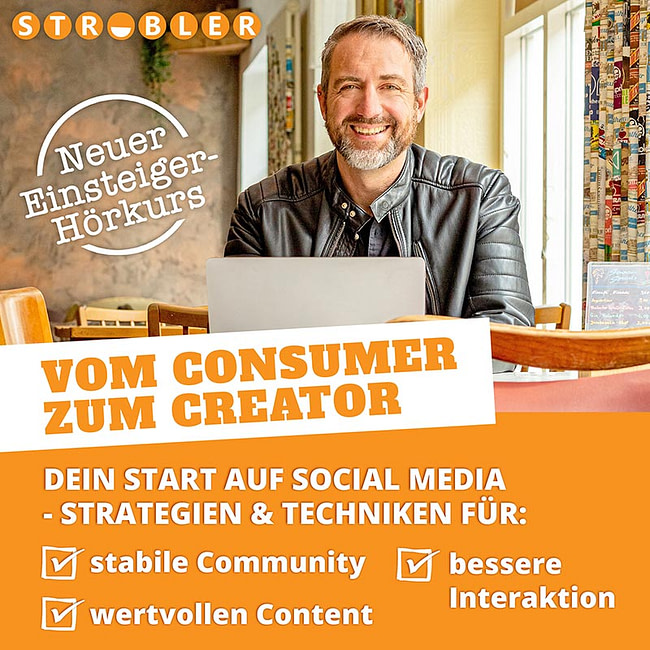 Cover Hörkurs: Vom Consumer zum Creator