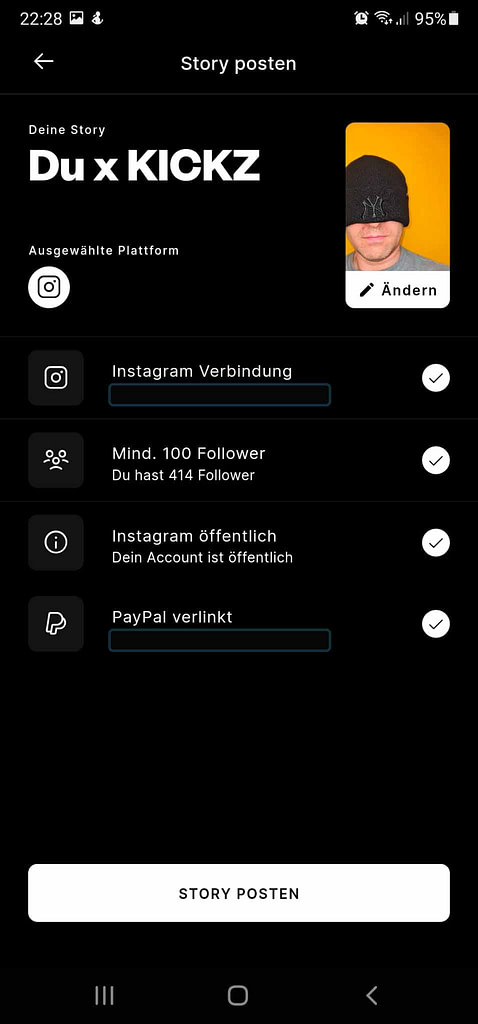 11 Yamuntu App - Post auf TikTok oder Instagram erstellen 2 11 Yamuntu App - Post auf TikTok oder Instagram erstellen 2