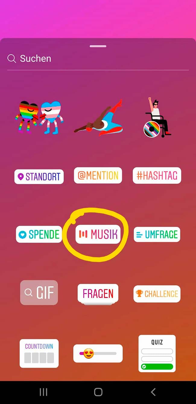 INFLZR Instagram Sticker aktivieren Schritt 5